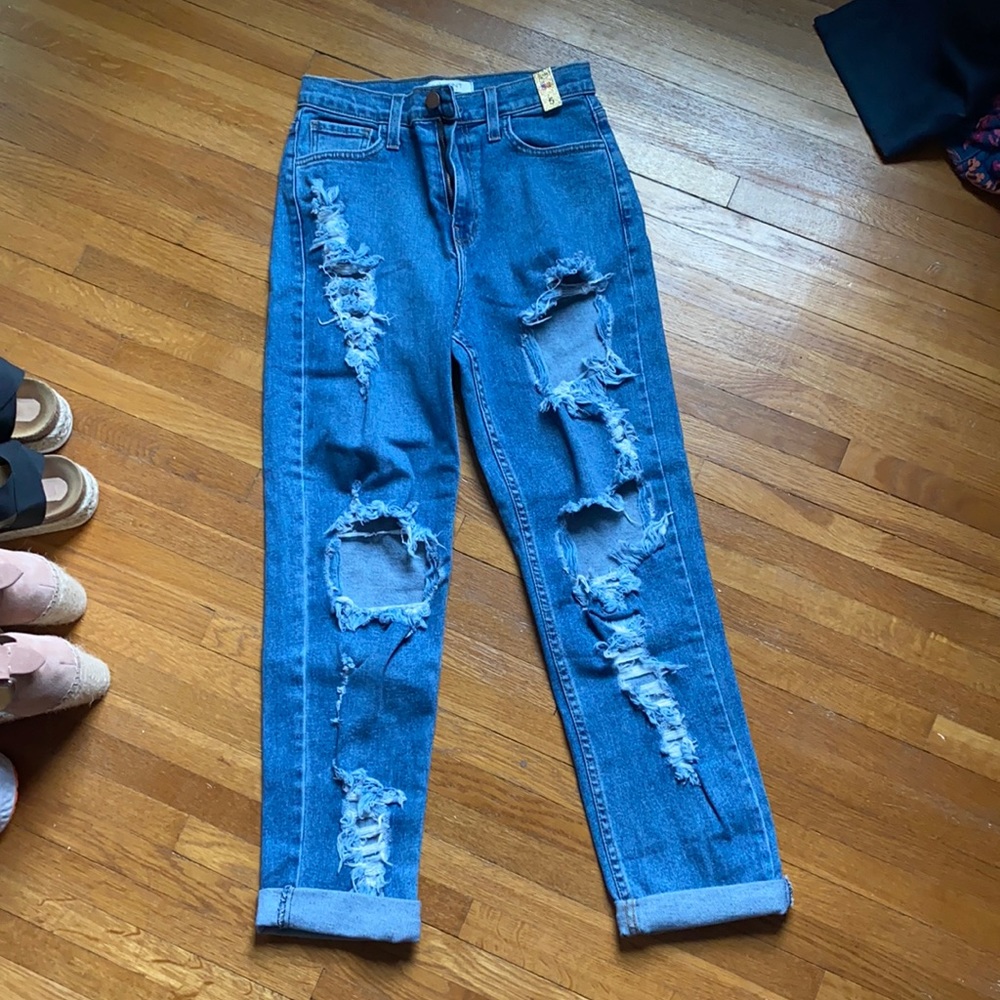 ripped jeans from shop israella